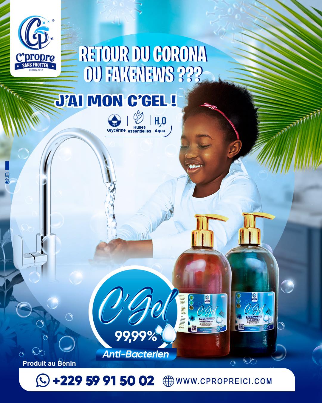 J'AI MON C'GEL COMME FOURNITURE